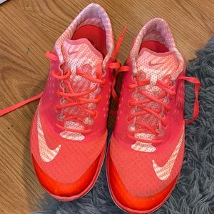 Bright pink Nike sneakers size 8.5
